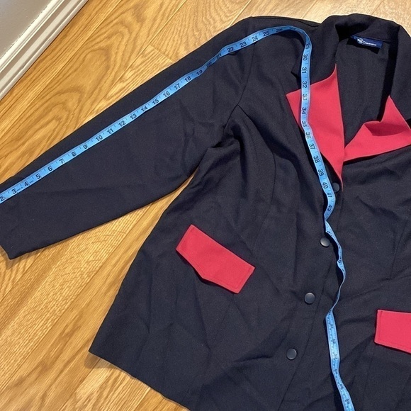 Ps Classic Women’s Black Button down Business Suit with Pink Accents(Size 18)NWT - Picture 6 of 16